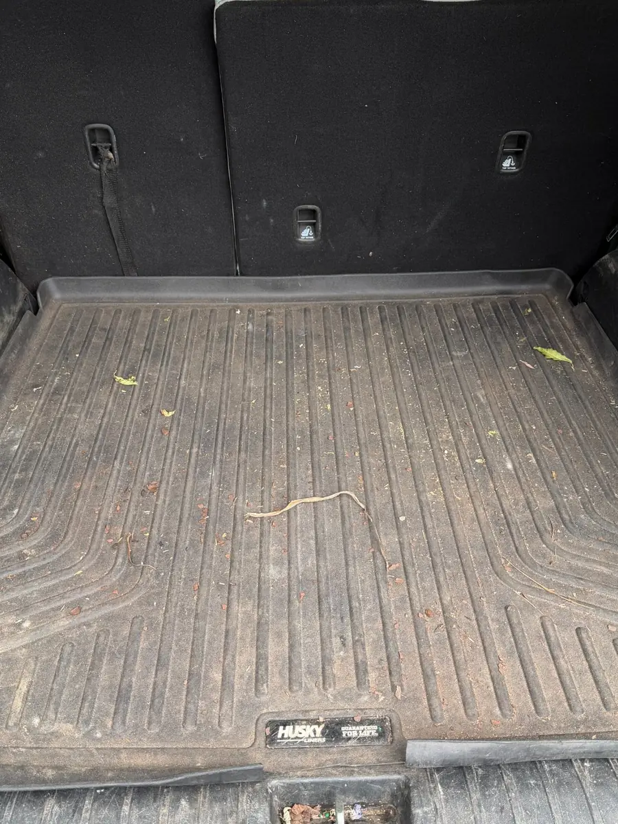 Hyundai Tucson — cargo area before detailing